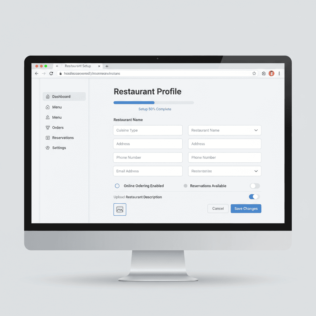 Setup Your Restaurant